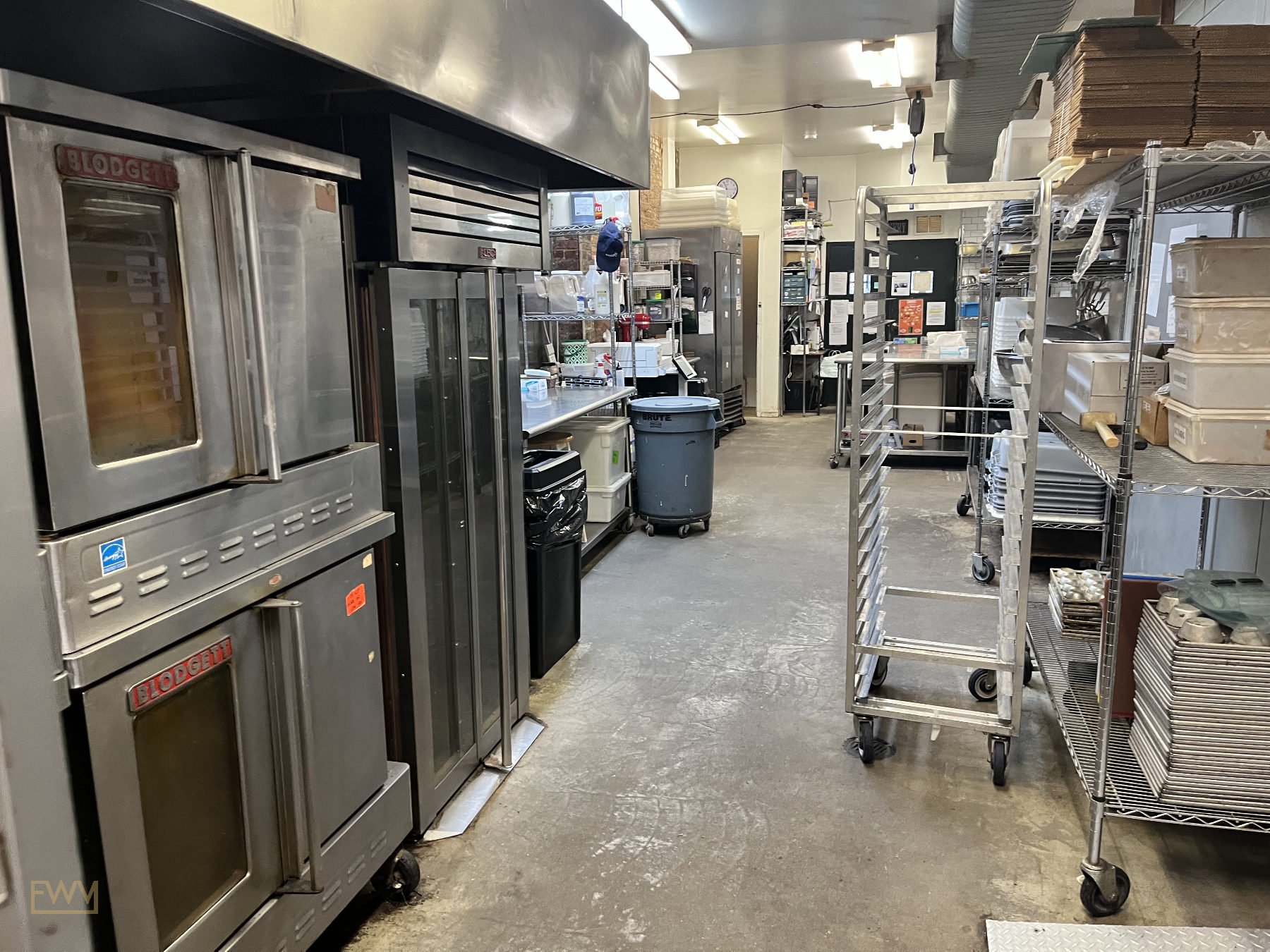 Greenpoint Commercial Bakery and Cafe Space for Lease, 232 sqm, retail activation, pop-up rental in Brooklyn, interior view