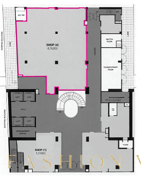 Ground Floor Retail Space Available in Wan Chai, 443 sqm, pop up store in Hong Kong, third interior view