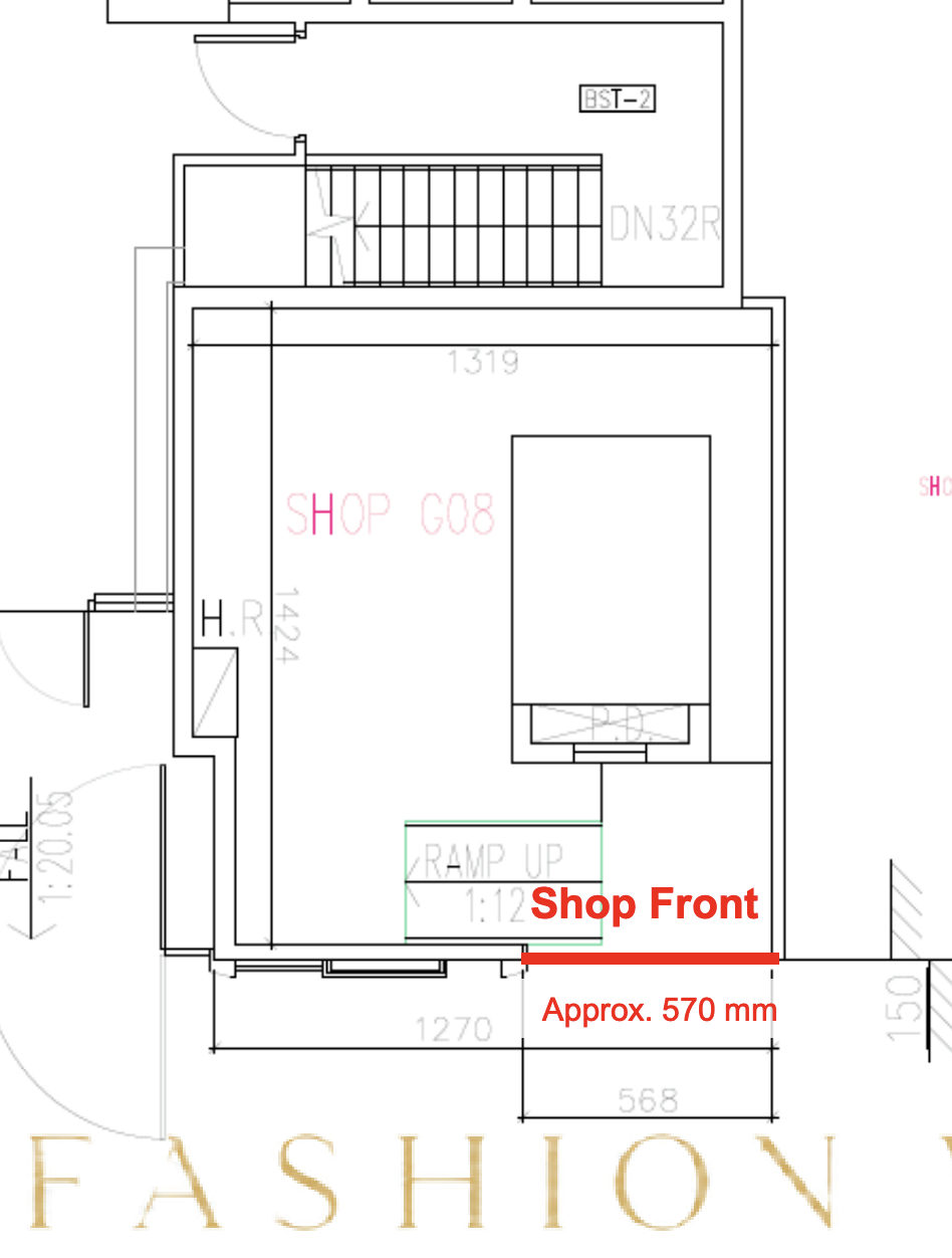Ground Floor Shop for Rent in Wan Chai, 54 sqm, pop up store in Hong Kong, interior view