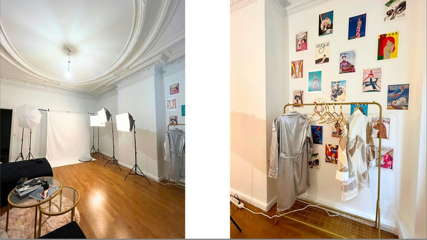 Haussmann Photography Studio and Showroom in Paris, 60 sqm, photo shoot, pop-up rental