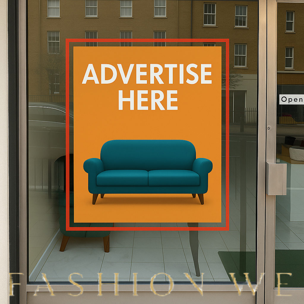 High-Footfall A1 Window Advertising Space on Hackney Road, retail activation, pop-up rental in Greater London, interior view
