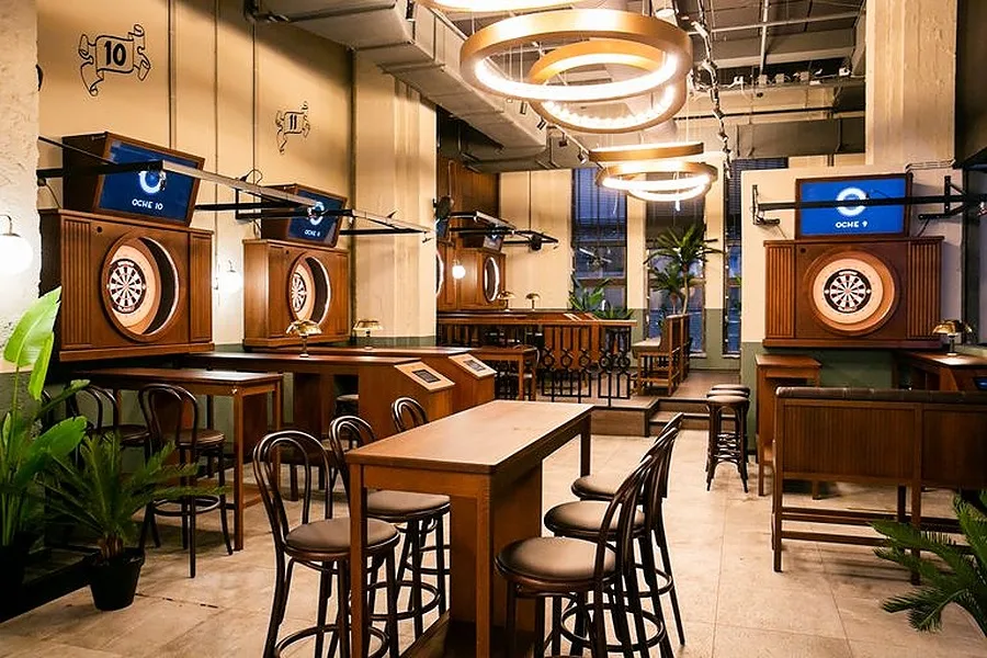 High-Tech Dart Venue and Restaurant in Spacious Setting, 550 sqm, pop up store in Amsterdam, additional interior view