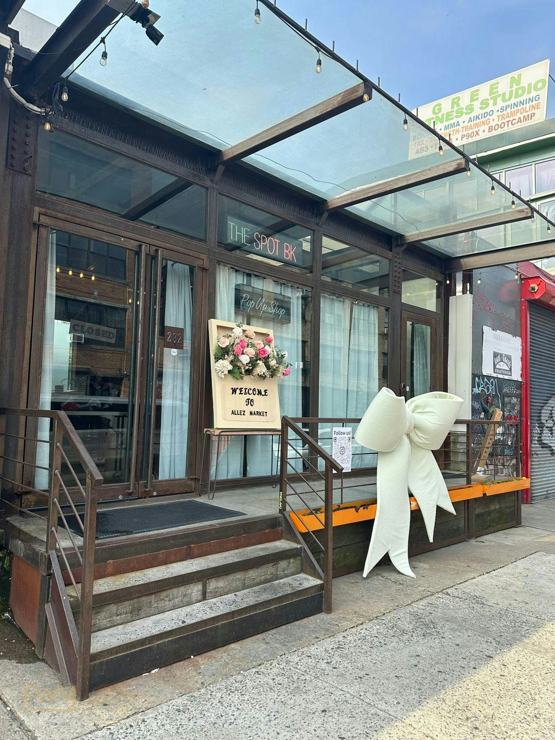 Industrial Storefront in Trendy Bushwick, Brooklyn, 116 sqm, pop up store