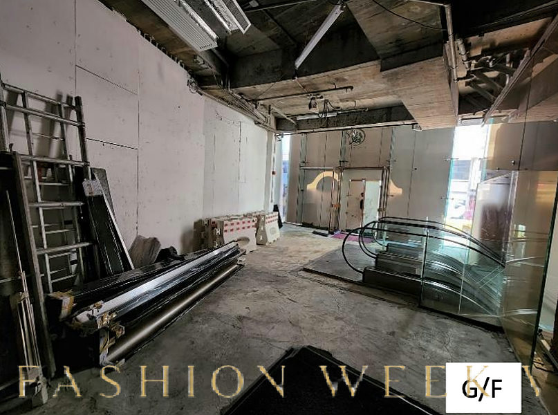 Large Unique Creative Space for Rent on Canton Road, 1548 sqm, retail activation, pop-up rental in Hong Kong, interior view