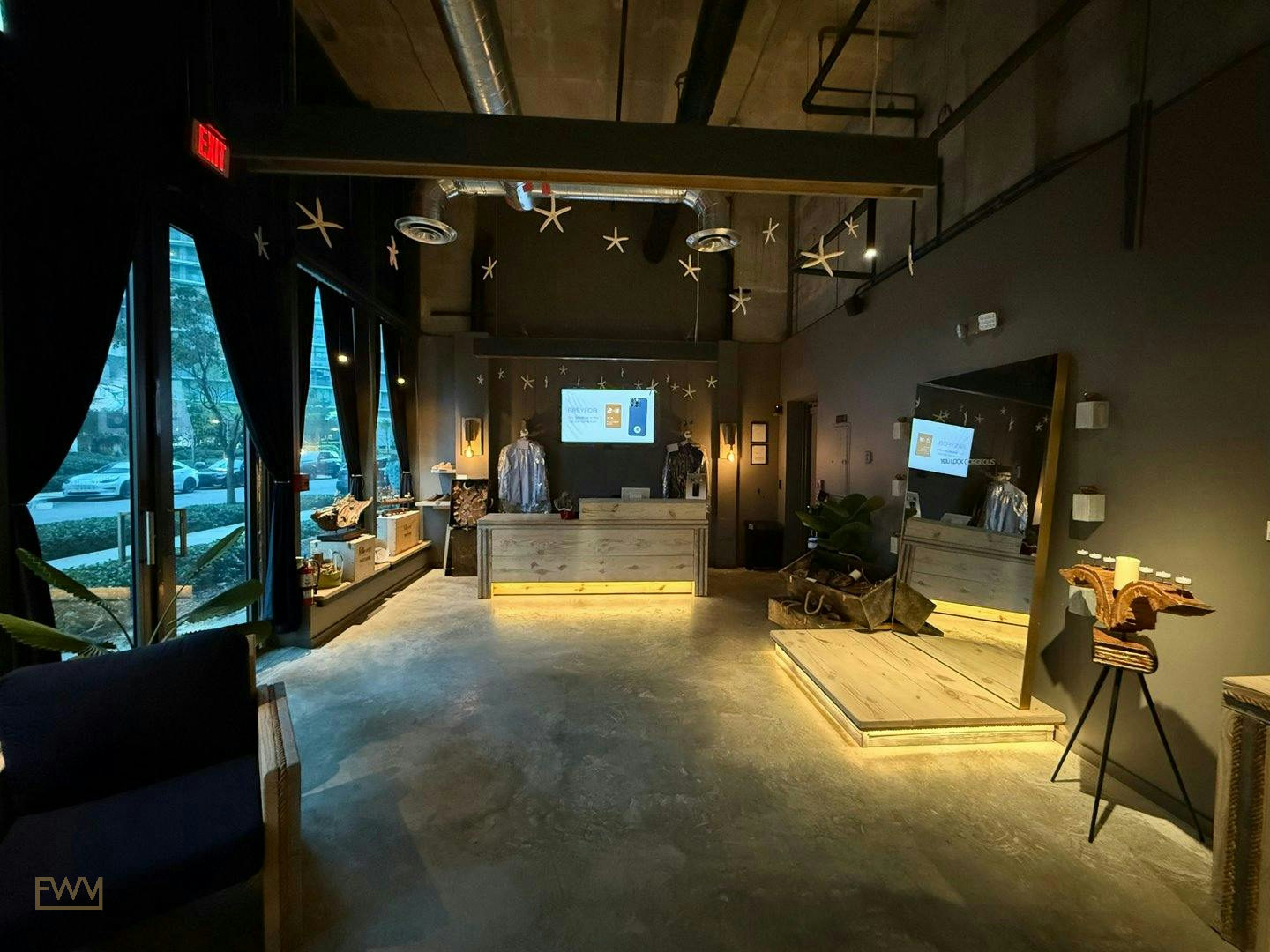 Loft Style Boutique and Gallery in Miami, 56 sqm, pop up store