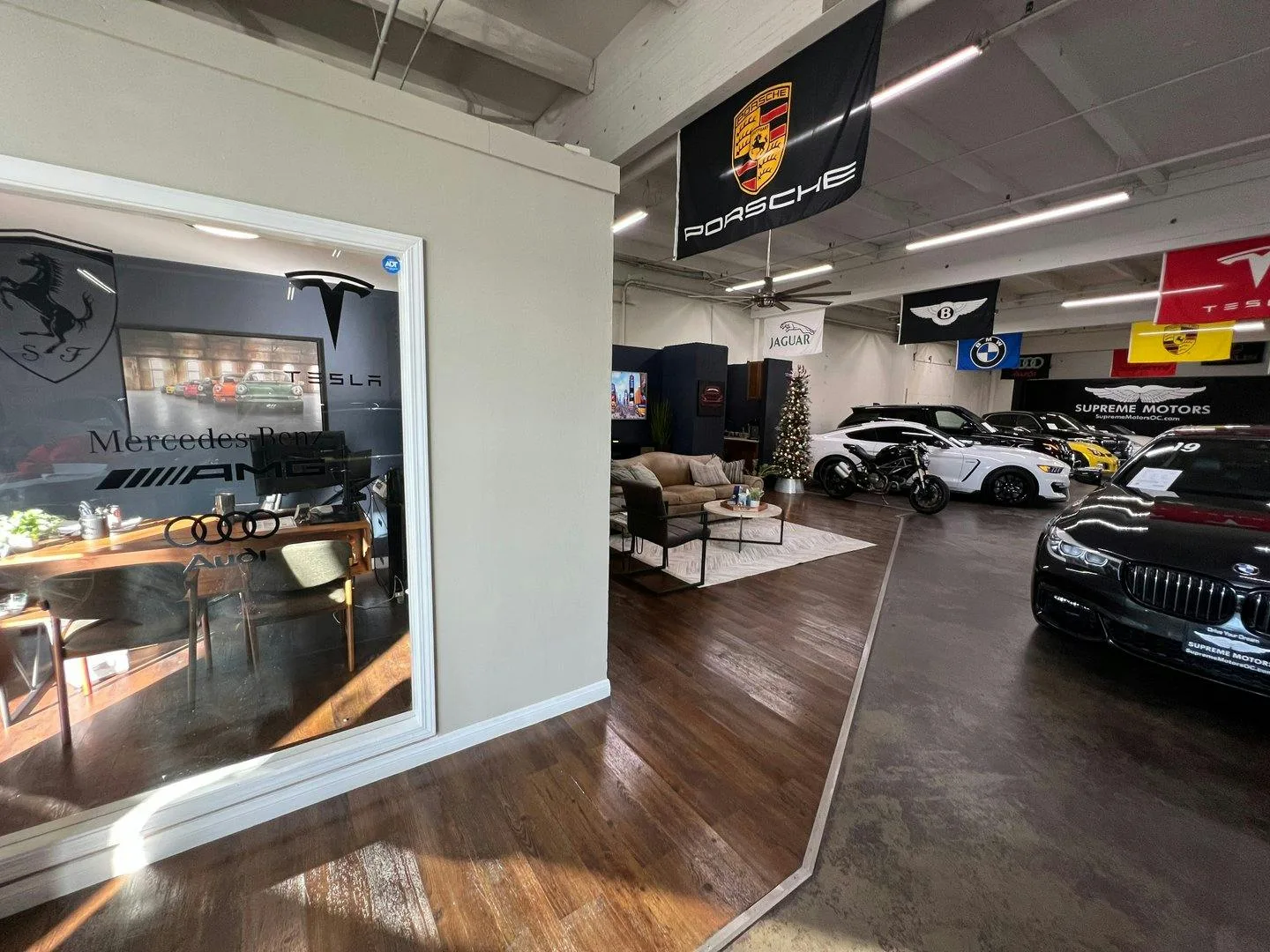 Luxury Car Dealership in Warehouse Space — 5