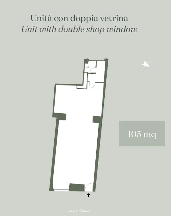 Luxury Retail and Showroom Space on Via del Corso, Rome — 4