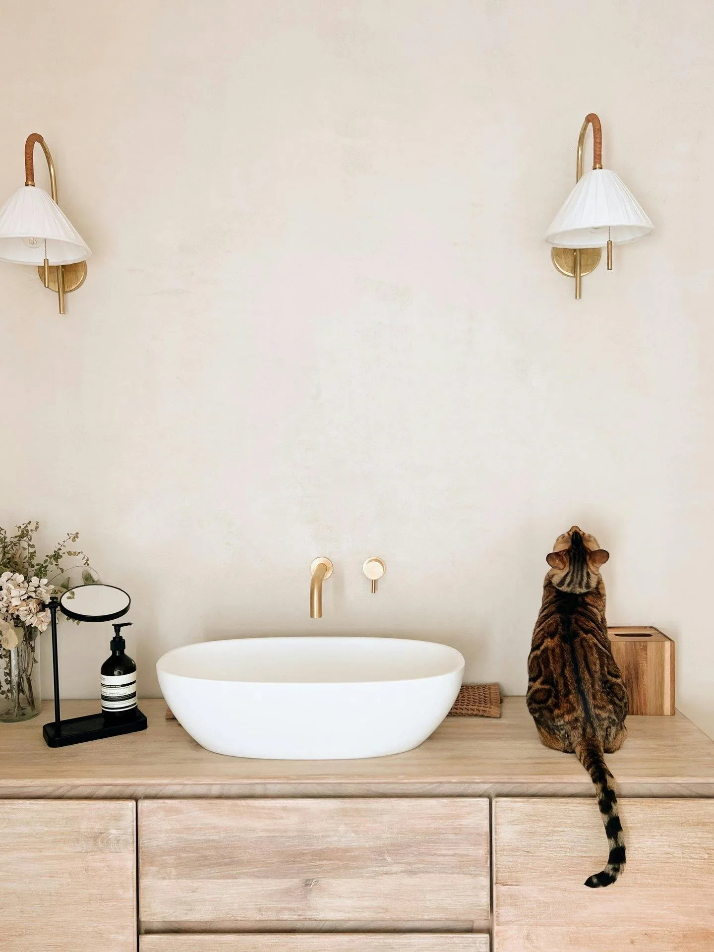 Minimal Mediterranean Japandi Inspired Craftsman Home — 2