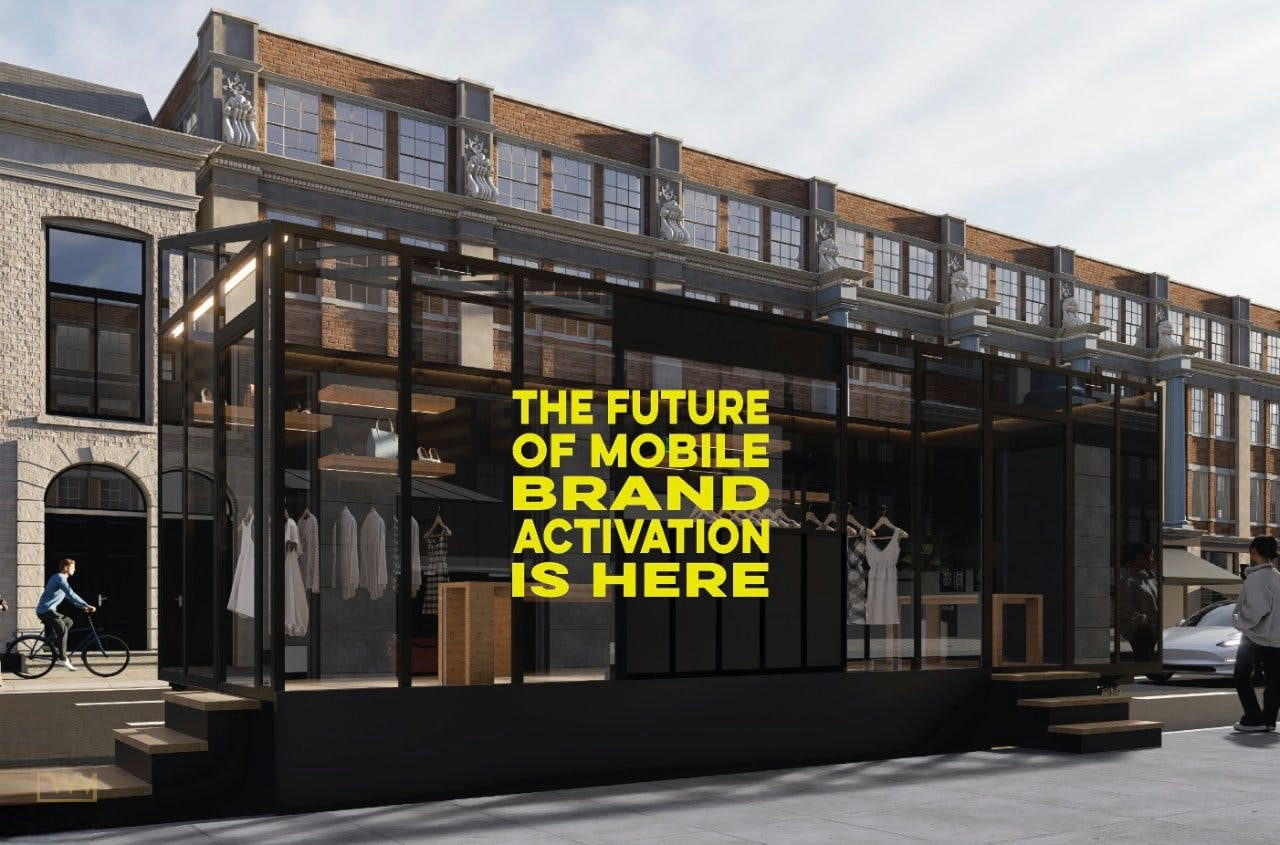 Mobile Experiential Pop-Up Space in New York City, 19 sqm, pop up store