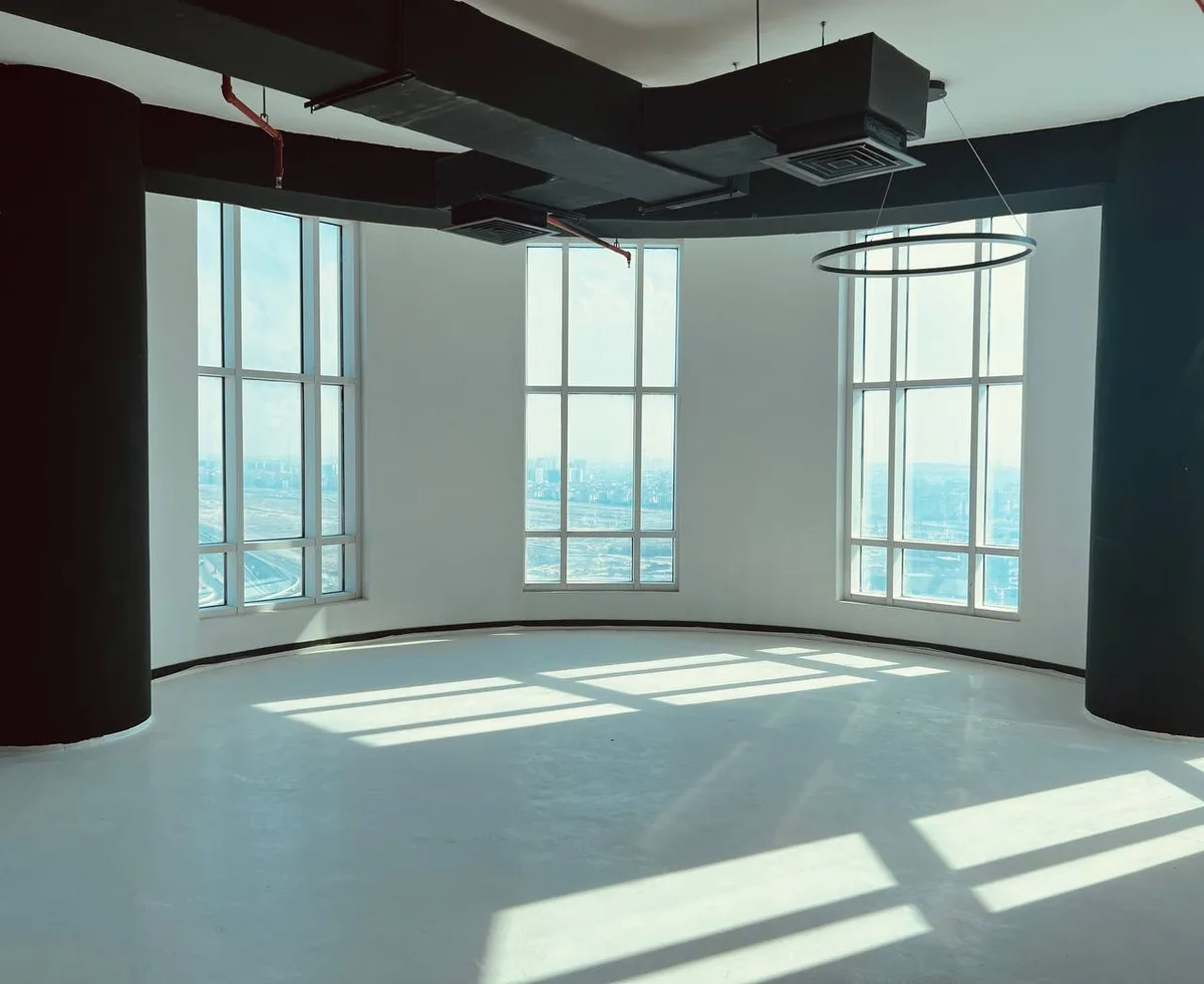 Modern Art Gallery Event Space in Dubai, 200 sqm, art exhibition, pop-up rental, second interior view