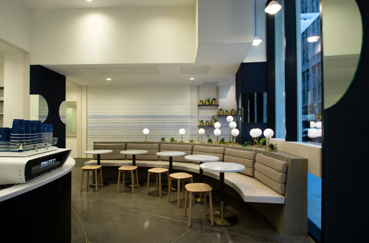 Modern Café Available for Event Hosting, 56 sqm, private event, pop-up rental in New York