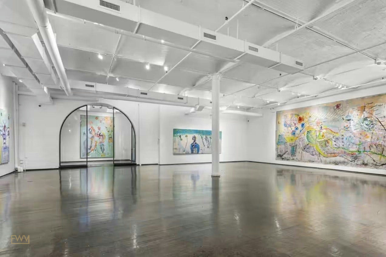 Modern Chelsea Event Venue and Art Gallery, 4850 SF, 451 sqm, gallery showing, pop-up rental in New York