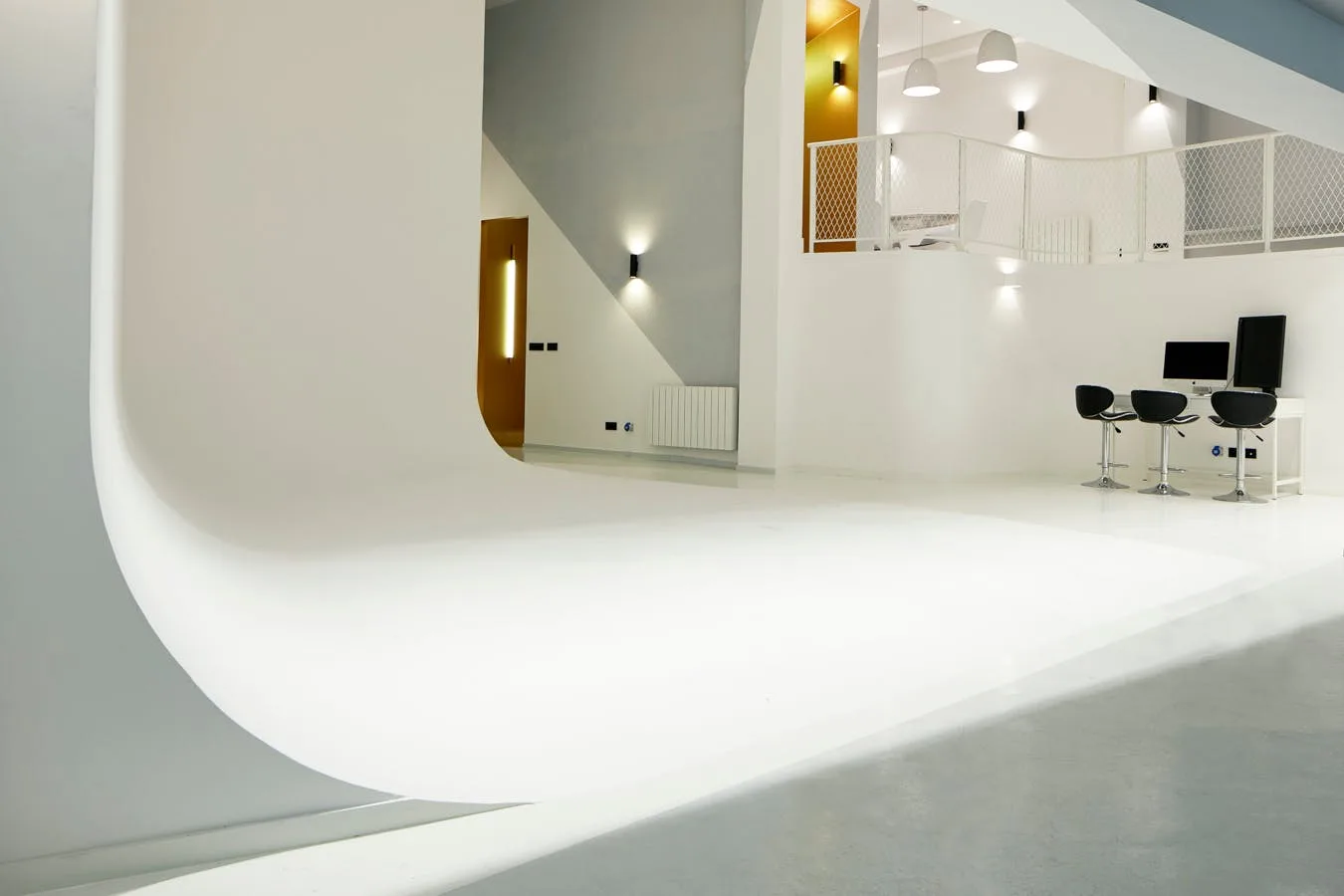 Modern Creative Studio and Mezzanine in Paris 10th