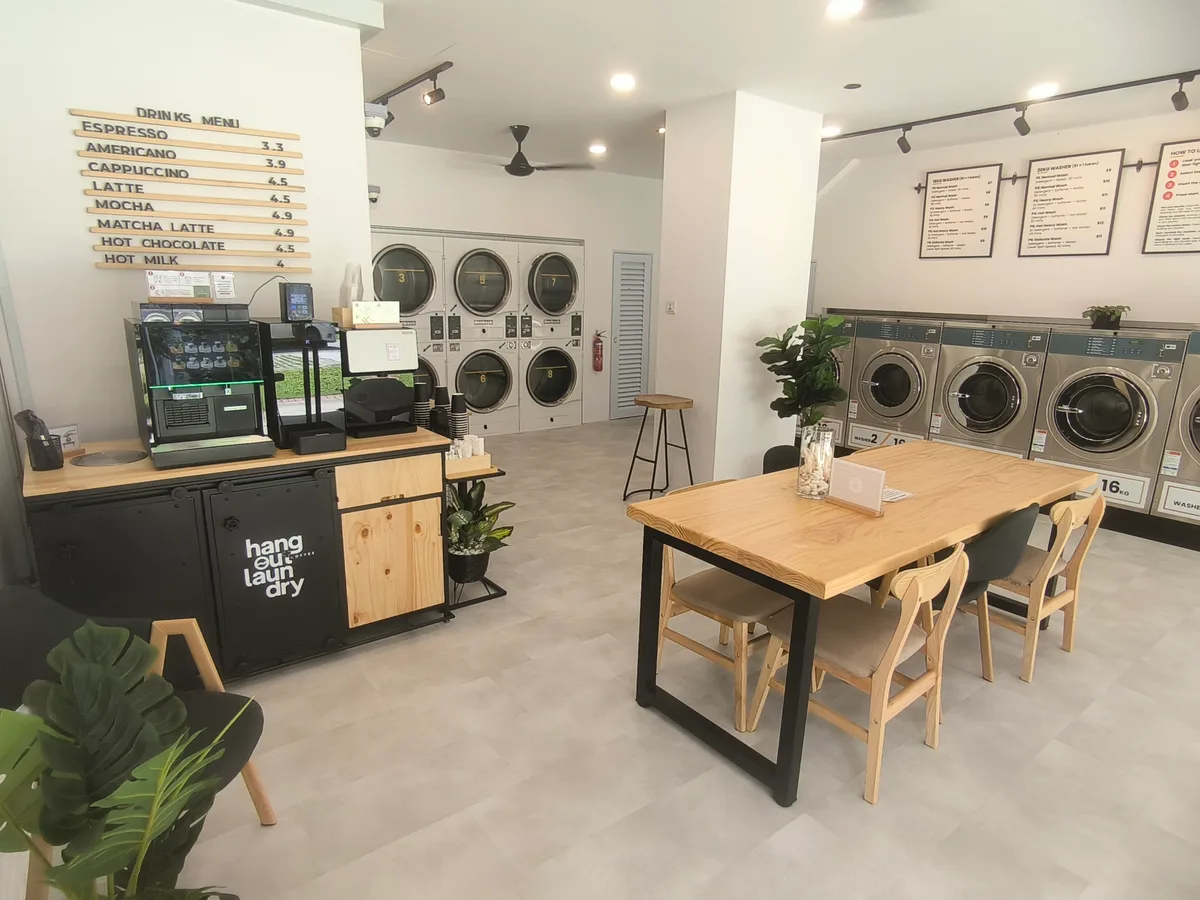 Modern Event Space at Hangout Laundry, 60 sqm, workshop, pop-up rental in Singapore, second interior view