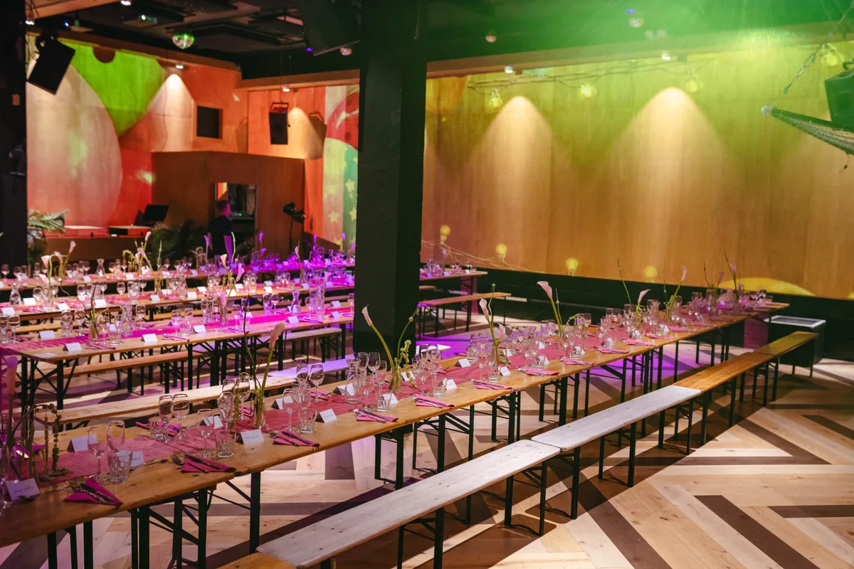 Modern Event Space with Tiered Seating, 260 sqm, corporate event, pop-up rental in Greater London, third interior view