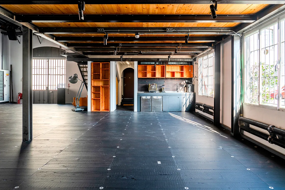Modern Event Venue in Milan - Flagship Tortona, 230 sqm, corporate event, pop-up rental in Milano, third interior view