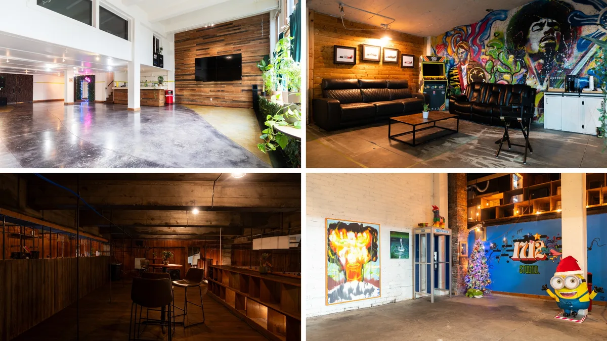 Modern Industrial Loft for Events in Seattle, 232 sqm, cocktail reception, pop-up rental