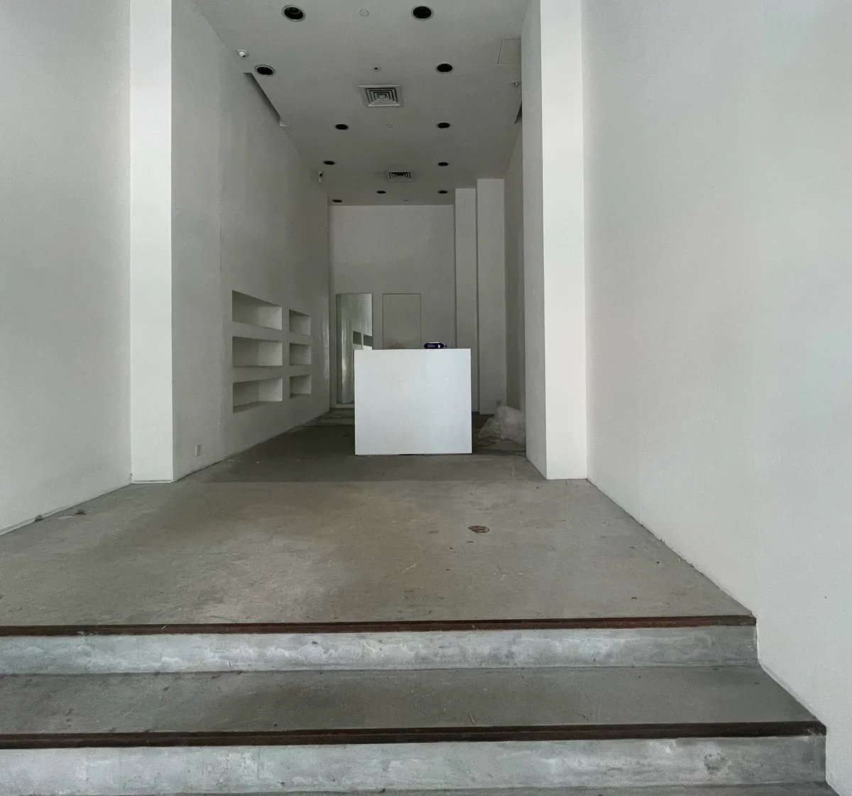 Modern Minimalist Commercial Space in Central, Hong Kong, 70 sqm, pop up store, interior view
