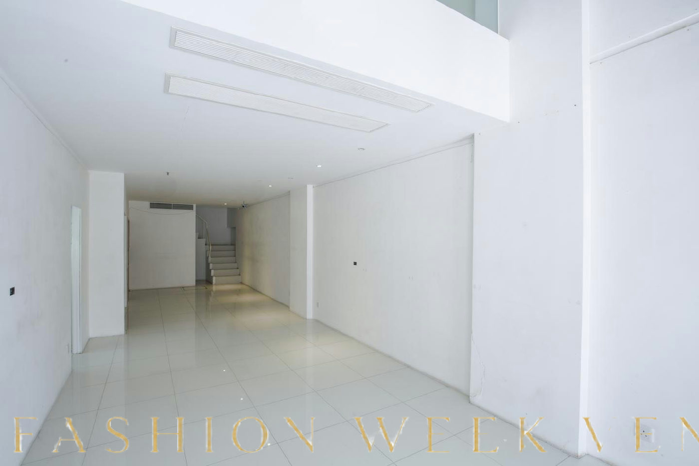 Modern Retail Space with Stock Room in Central, 125 sqm, gallery showing, pop-up rental in Hong Kong, interior view