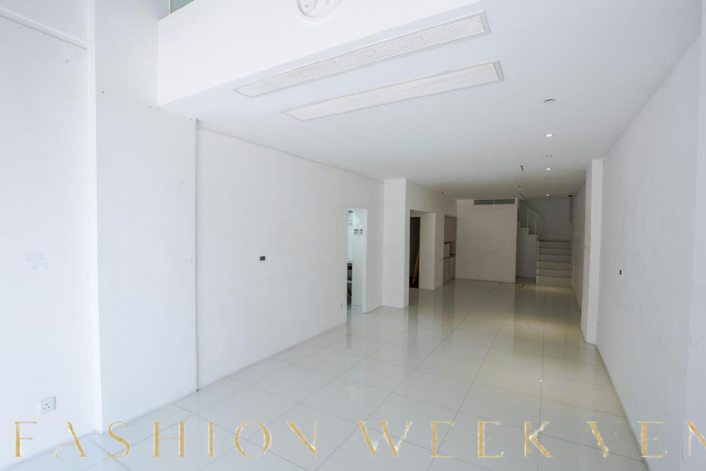Modern Retail Space with Stock Room in Central, 125 sqm, gallery showing, pop-up rental in Hong Kong, second interior view