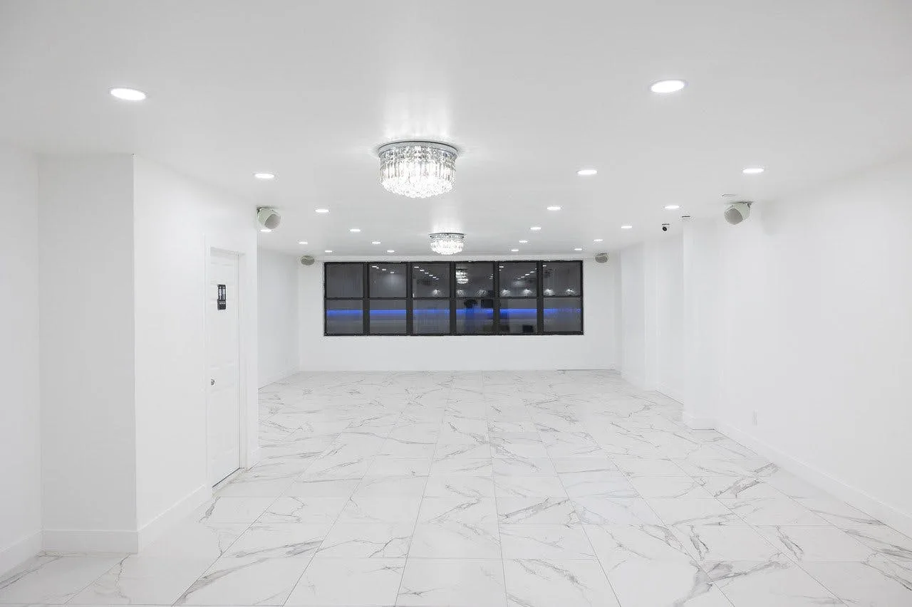 Modern White Canvas Event and Showroom Space in Brooklyn