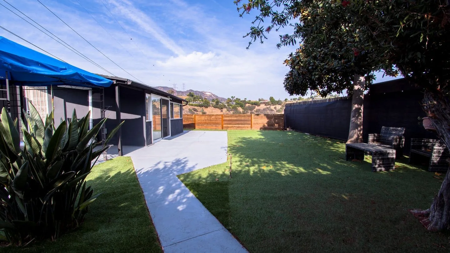 Mulholland Property with Hollywood Sign View