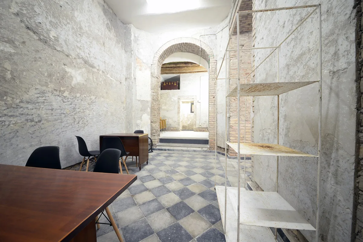 Multifunctional Space for Events in Trastevere, 160 sqm, art exhibition, pop-up rental in Roma, second interior view