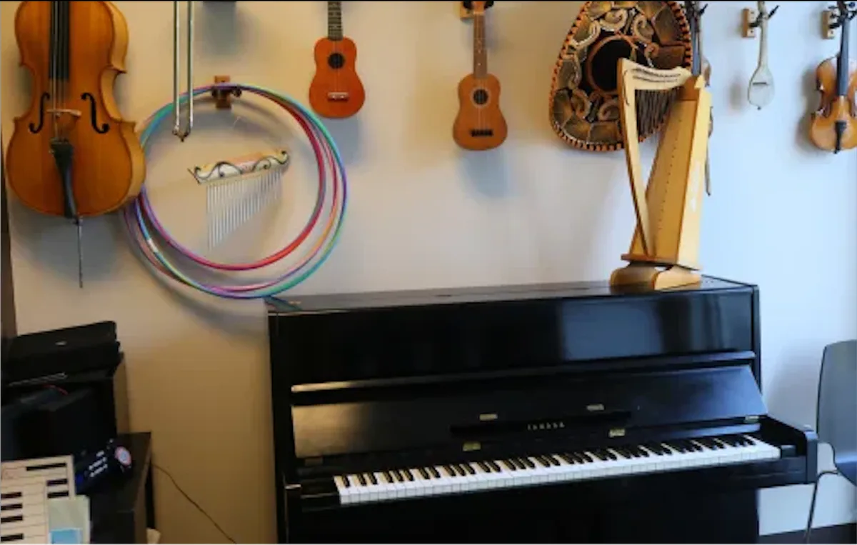 Music Studios with Piano for Lessons and Practice, 79 sqm, private event, pop-up rental in Dallas, third interior view