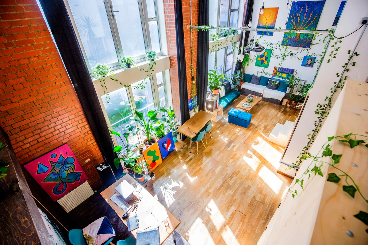 Nature-Inspired Event Space for Workshops and Gatherings, 93 sqm, photo shoot, pop-up rental in Greater London