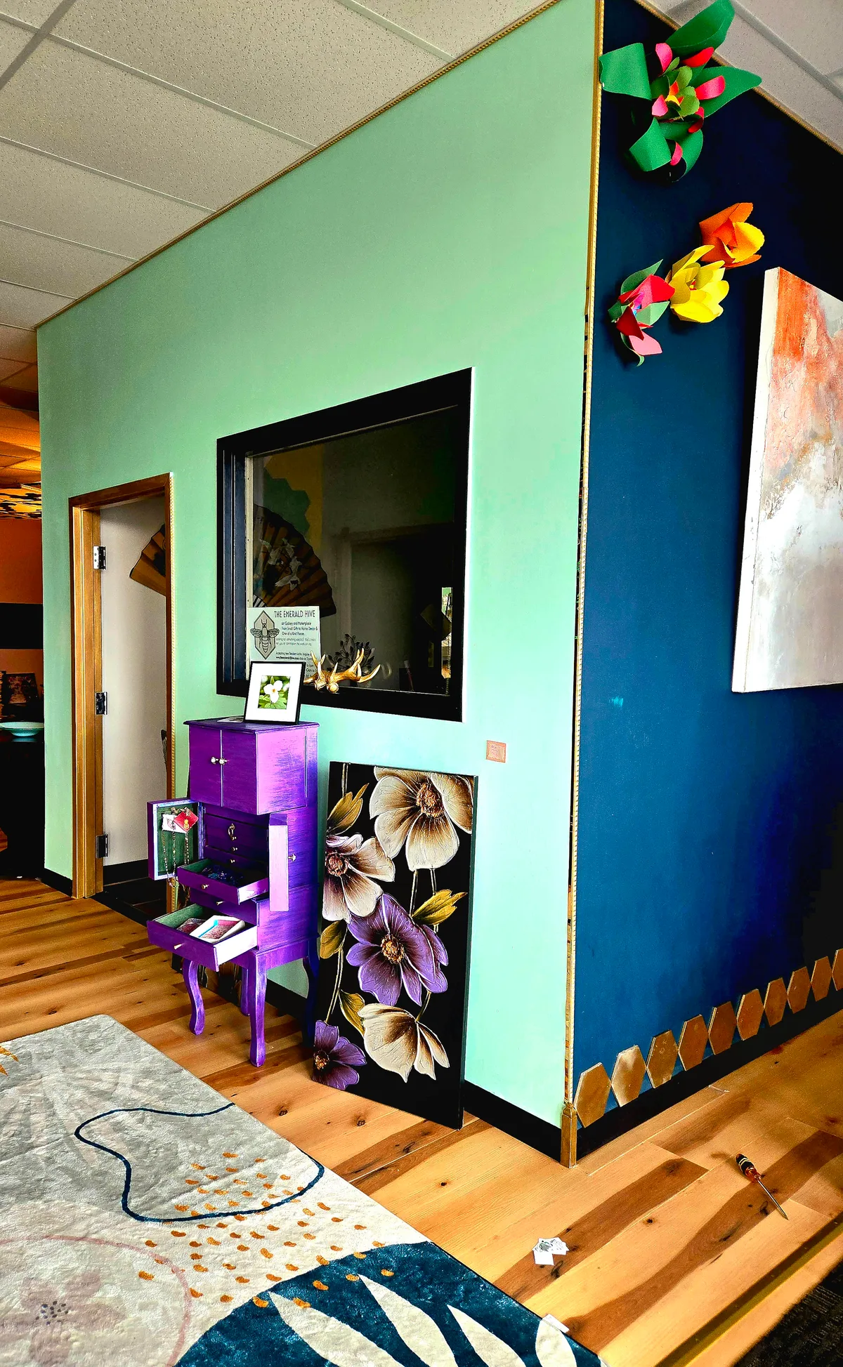 Newly Remodeled Art Gallery with Full Kitchen, 139 sqm, art exhibition, pop-up rental in Fairlawn, interior view