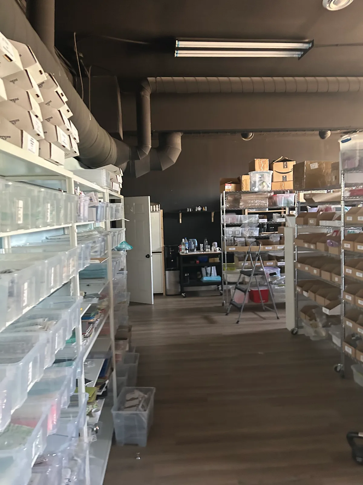 Newly Renovated West End Storefront/Office/Warehouse, 167 sqm, retail activation, pop-up rental in Edmonton, interior view
