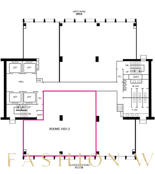 Office Space for Rent on Gloucester Road, Wan Chai, 166 sqm, corporate event, pop-up rental in Hong Kong, interior view