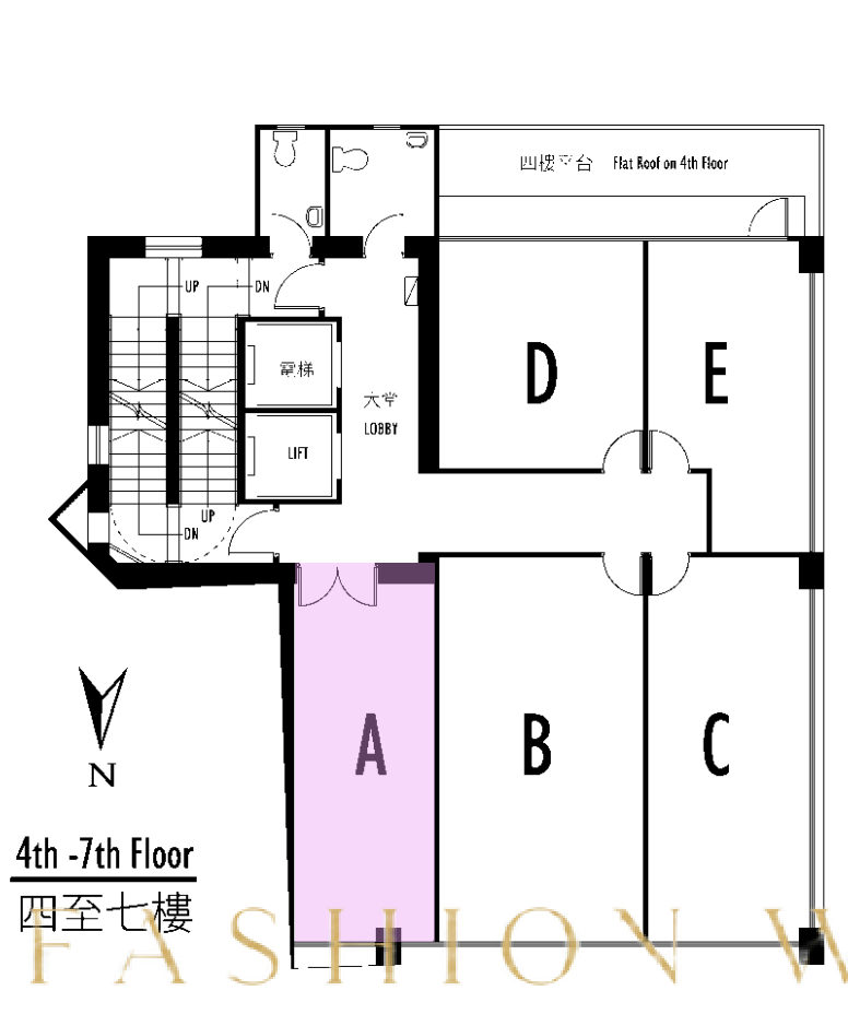 Office Space for Rent on Hillwood Road, 35 sqm, pop-up rental in Hong Kong, additional interior view