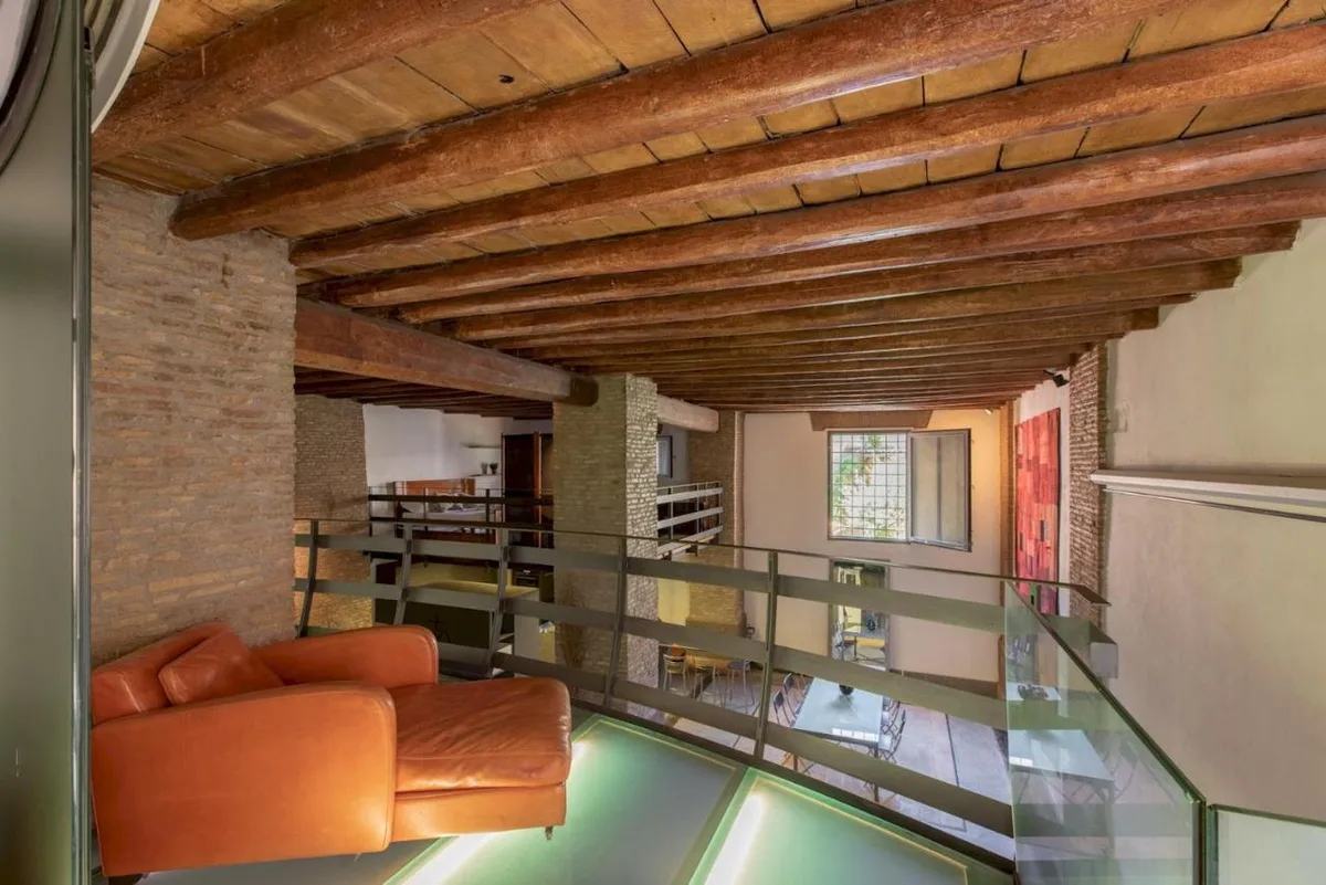 Open Space for Events and Training in Trastevere, 200 sqm, private event, pop-up rental in Roma, second interior view