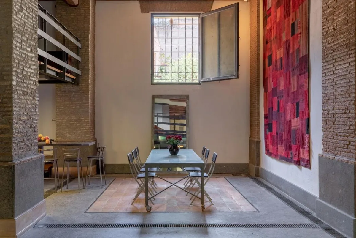 Open Space for Events and Training in Trastevere, 200 sqm, private event, pop-up rental in Roma, third interior view