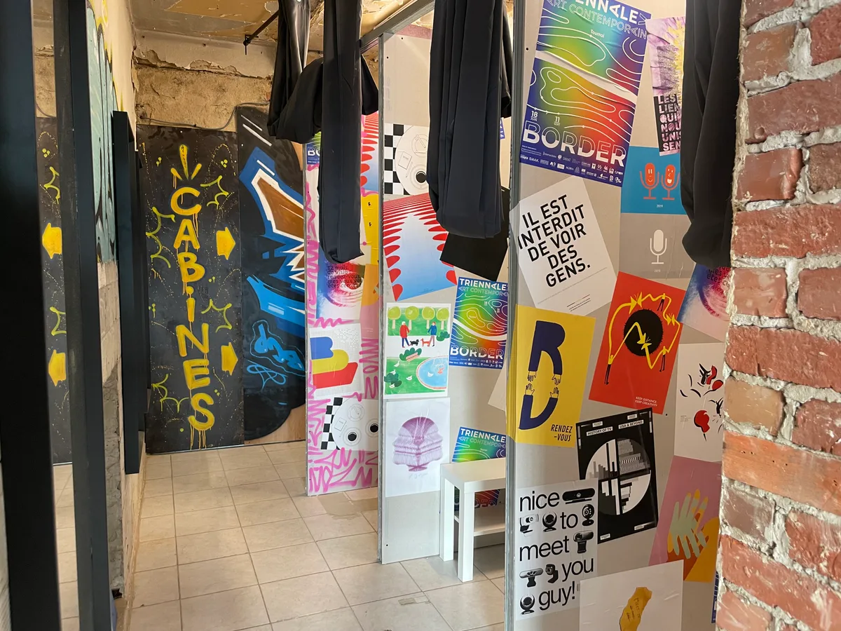 Open Space for Short or Medium-Term Events, 160 sqm, pop up store in Tournai, second interior view