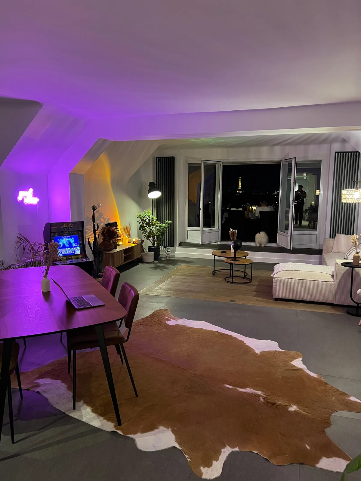 Panoramic View Apartment for Meetings and Creative Shoots, 150 sqm, seminar, pop-up rental in Saint-Cloud, interior view