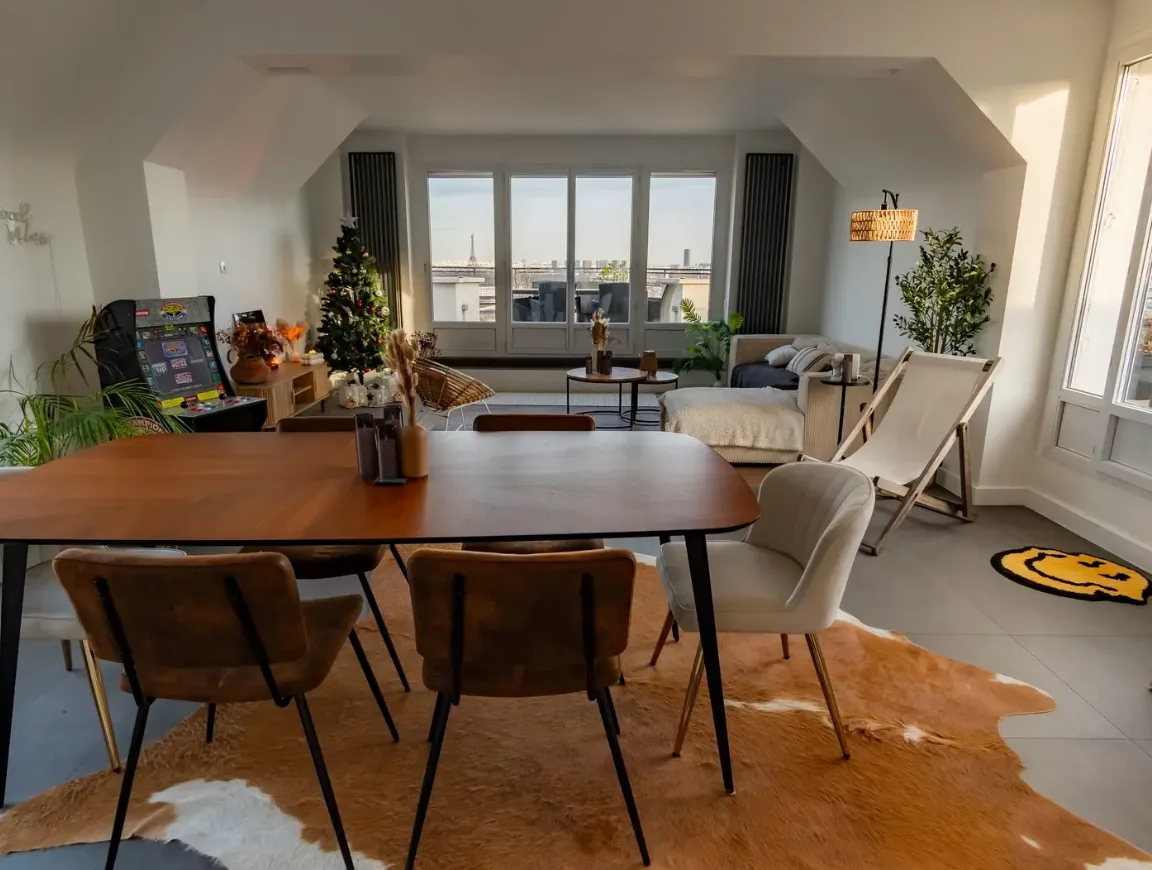 Panoramic View Apartment for Meetings and Creative Shoots, 150 sqm, seminar, pop-up rental in Saint-Cloud, third interior vi…