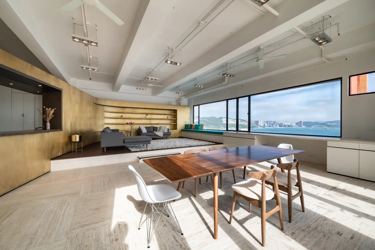 Penthouse Event Space with Ocean Views in Chai Wan, 357 sqm, photo shoot, pop-up rental in Hong Kong