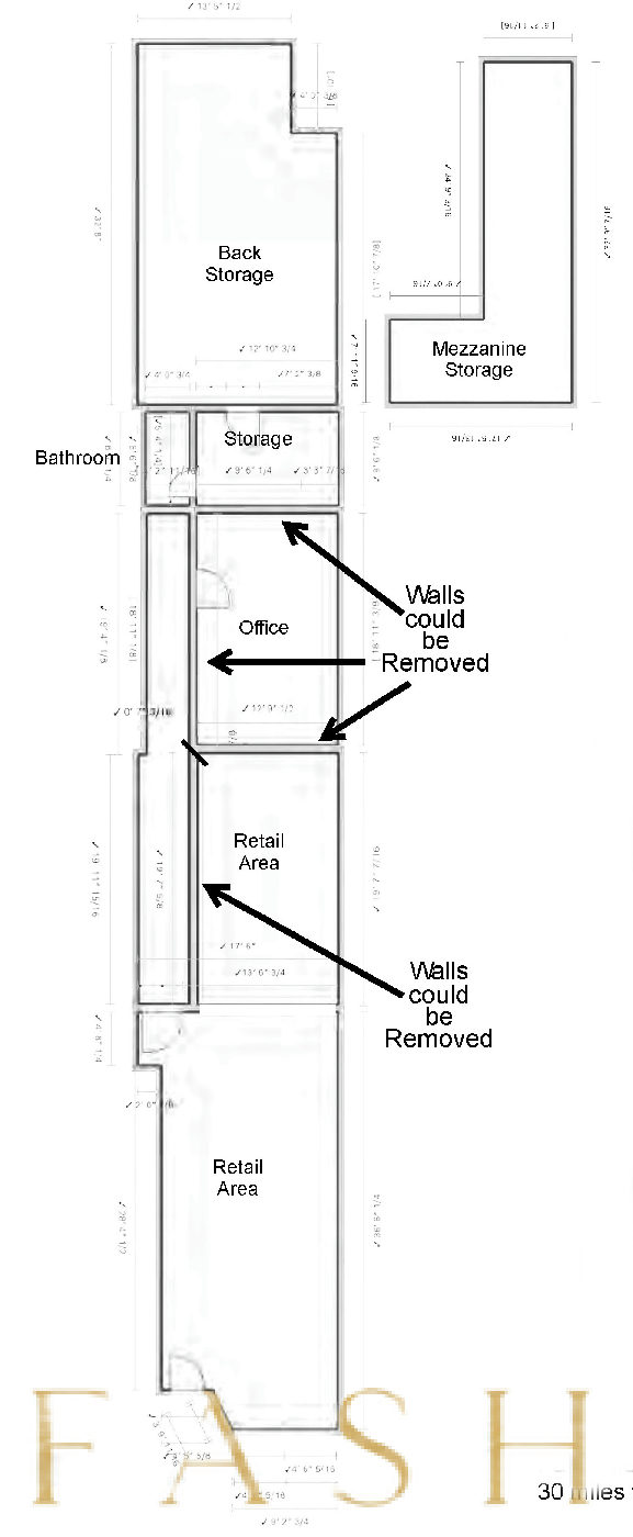 Prime Retail Space in Delta, Colorado for Outdoor Specialty Store, 93 sqm, retail activation, pop-up rental, interior view