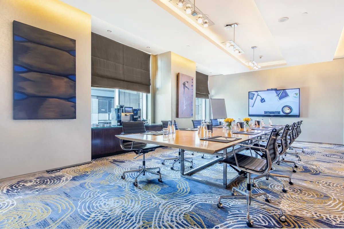 Private 49 sqm Executive Boardroom on Sheikh Zayed Road, corporate event, pop-up rental in دبي, second interior view