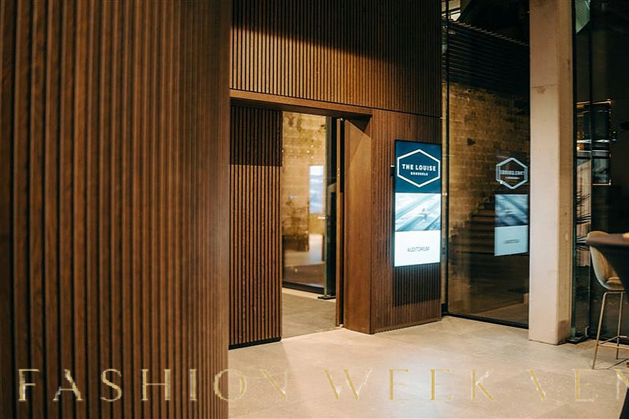 Private 700 sqm Design-Led Event Venue with Auditoriums, retail activation, pop-up rental in Bruxelles, interior view