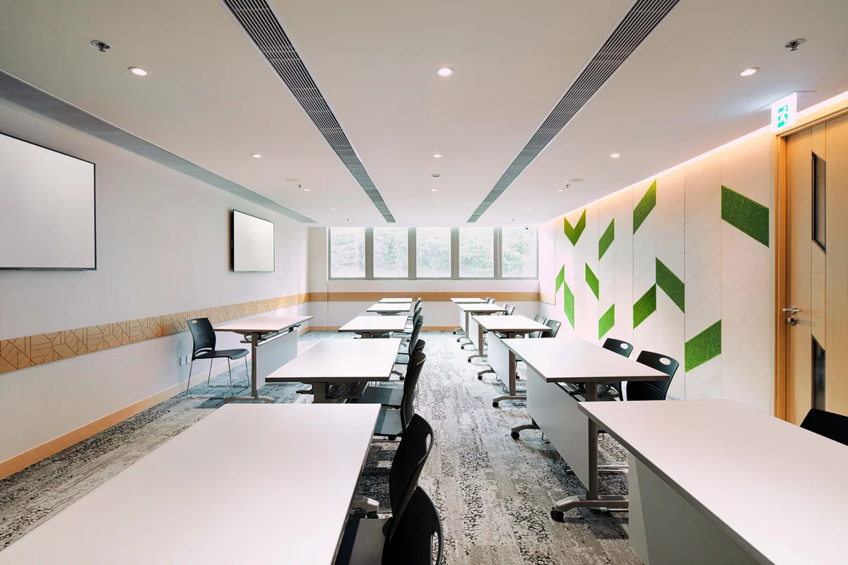 Private Hotel Meeting Space near Lai Chi Kok, 51 sqm, corporate event, pop-up rental in Hong Kong, interior view
