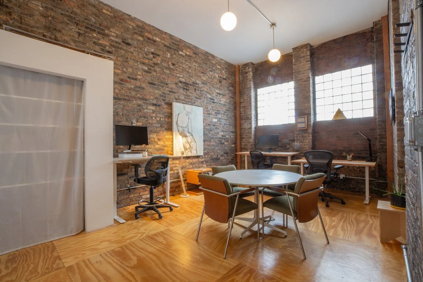 Private Office in Creative Industrial Loft, Chicago — 2