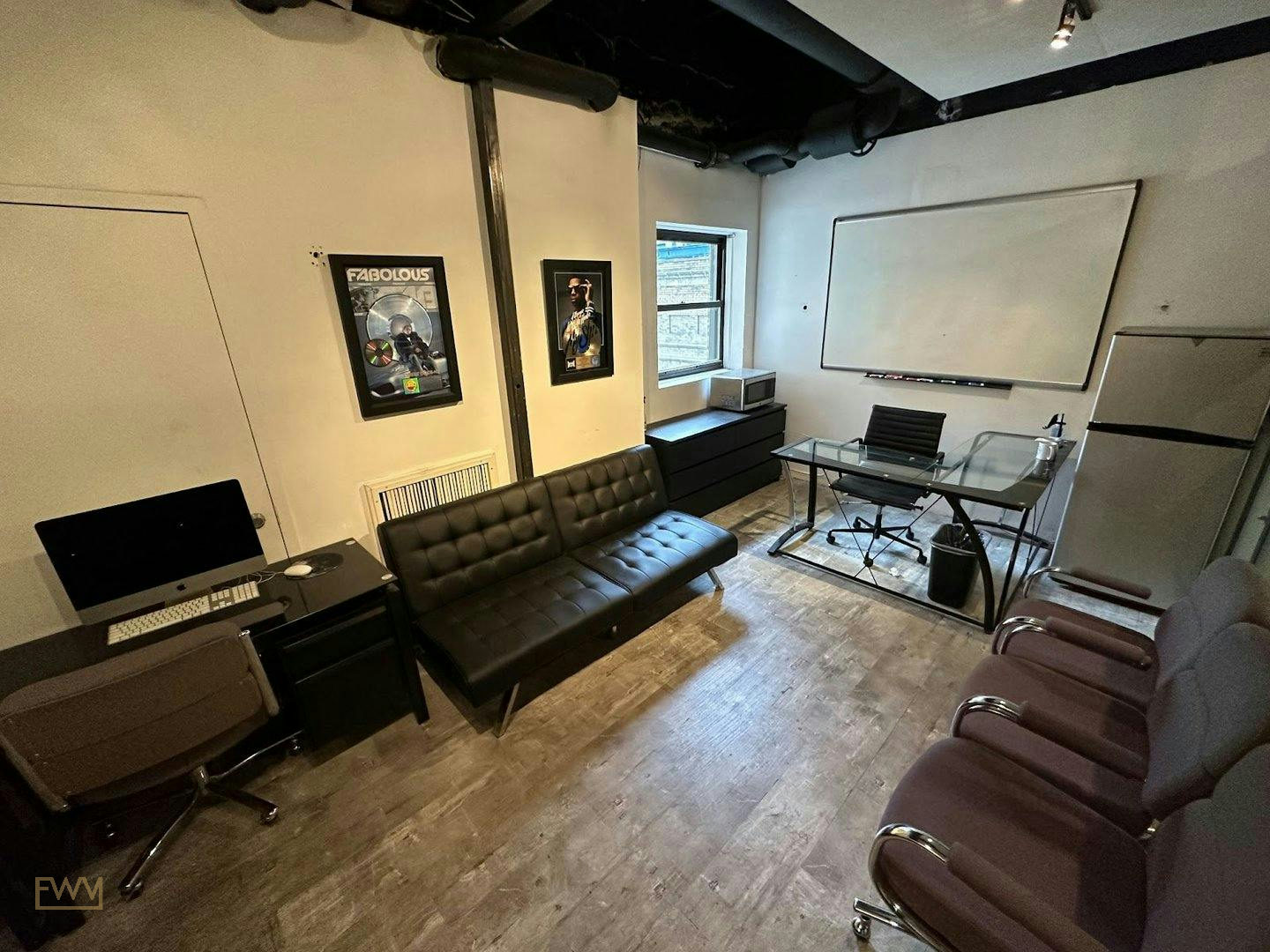 Private Office Space at New York Recording Studio, 20 sqm, workshop, pop-up rental
