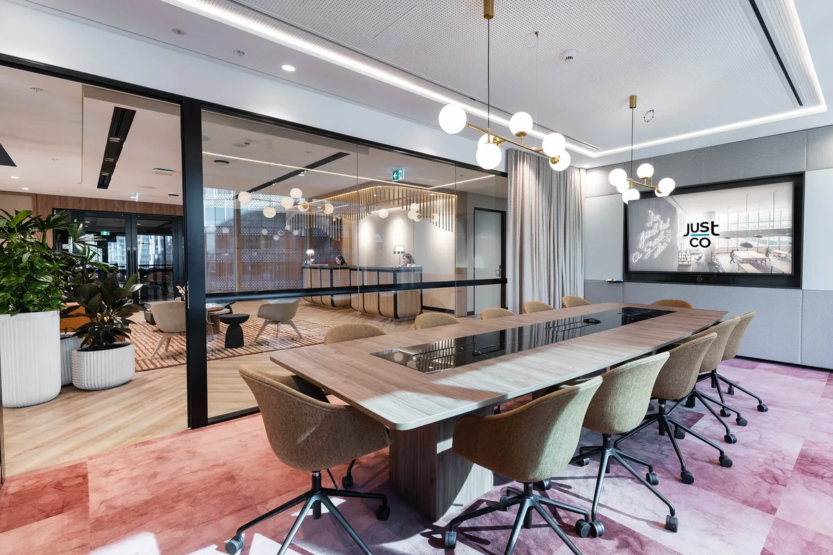 Professional Boardroom for Up to 12, 25 sqm, corporate event, pop-up rental in Sydney