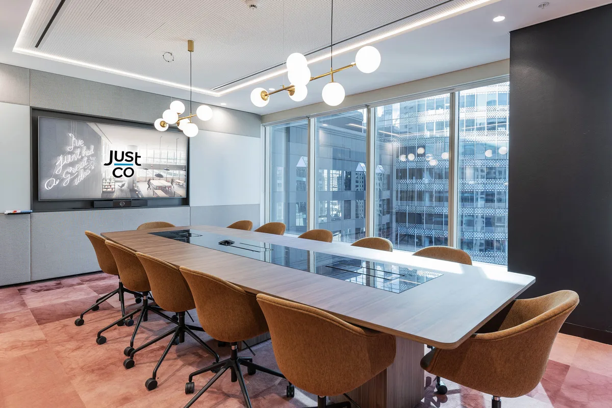 Professional Boardroom for Up to 12, 25 sqm, corporate event, pop-up rental in Sydney, second interior view