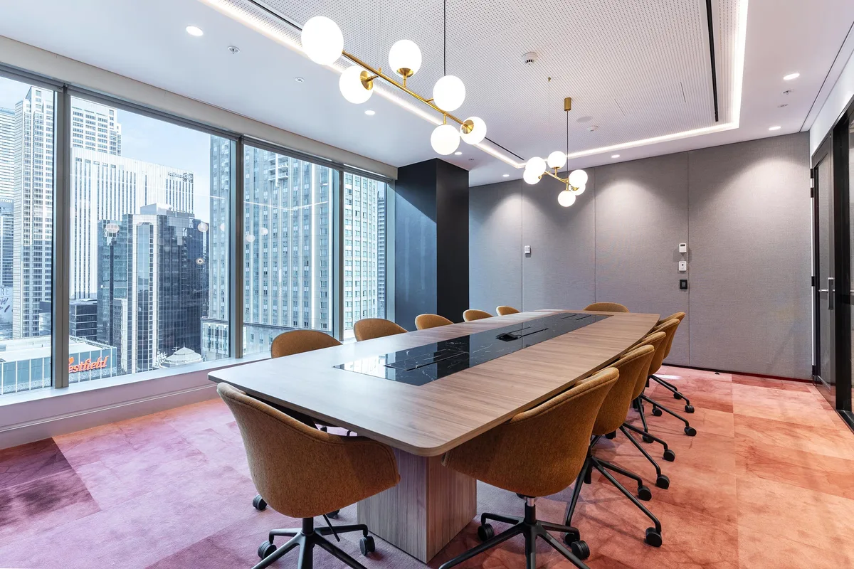 Professional Boardroom for Up to 12, 25 sqm, corporate event, pop-up rental in Sydney, third interior view