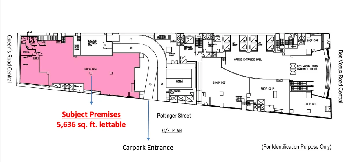 Prominent Commercial Space in Central, 524 sqm, retail activation, pop-up rental in Hong Kong, additional interior view
