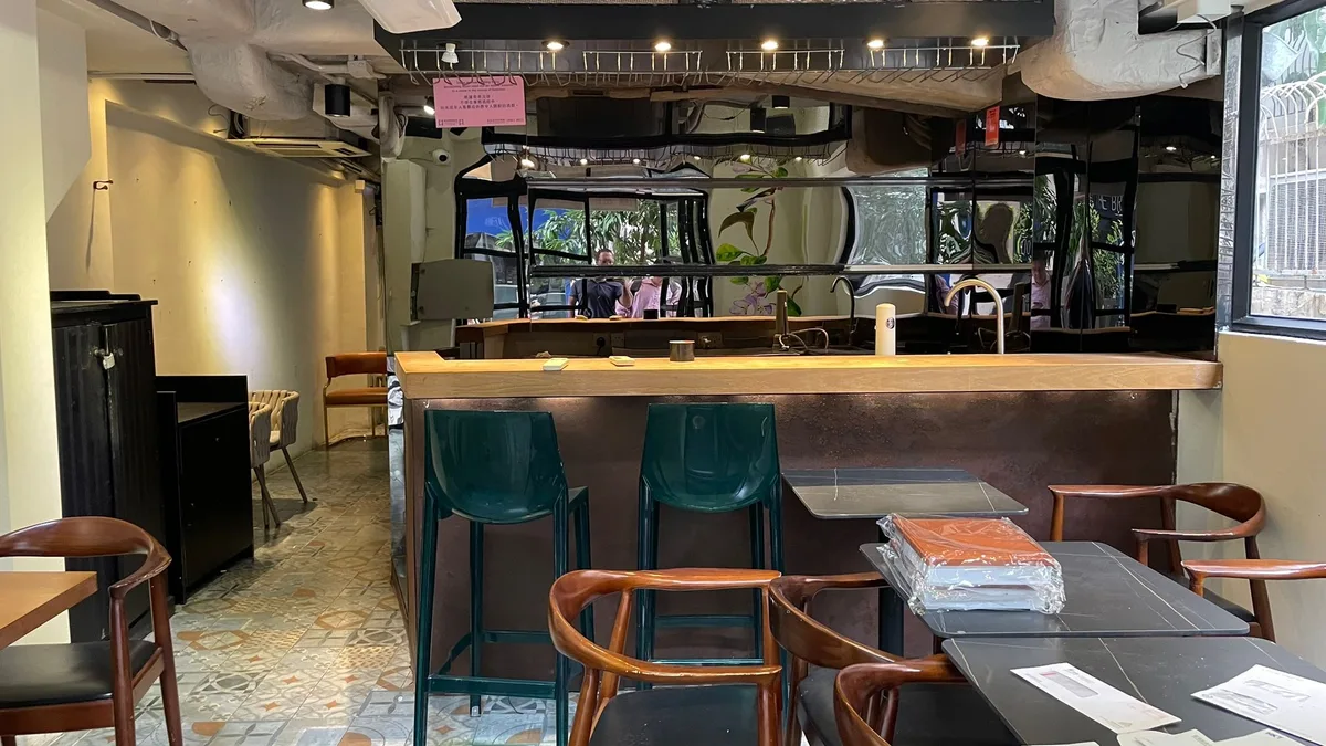 Restaurant Space Available for Lease in Central, 93 sqm, pop up store in Hong Kong, interior view